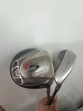 Stick golf driver & rescue taylormade