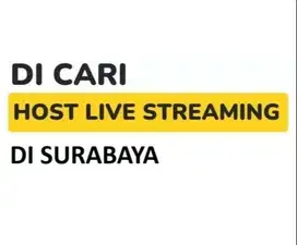 DICARI Live Host Wanita untuk mempromosikan sepeda listrik di Surabaya