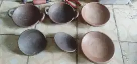 Se paket kuali tanah liat kue serabi kond bgs utuh mgkn ada yg perlu
