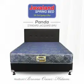 Set springbed javaland panda 160x200x25 cm sandaran oscar hitam