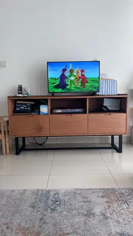 meja TV kayu jati