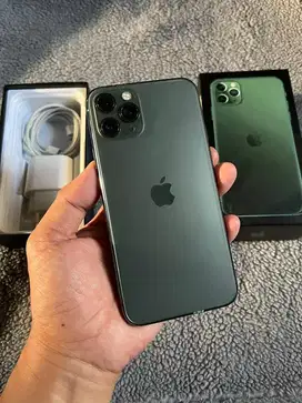 Iphone 11 Pro 64gb fulset mulus resmi terdaftar anti blokir