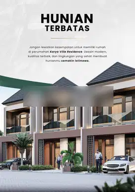 Dijual Villa Minimalis Jalan Eka Surya Komplek Karya Ville