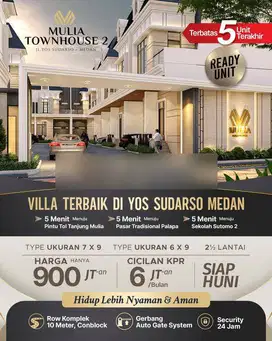 Jual Cepat Villa Exclusive Mulia Town House 2 Jalan Yos Sudarso