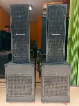 Speaker Aktif 6,5 Inch x 9 Dan Subwoofer 15 Inch Passive