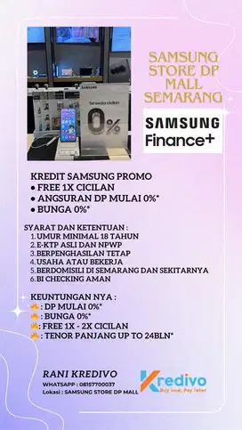 SAMSUNG A25 5G cicilan DP MULAI 0%* cukup KTP dan NPWP