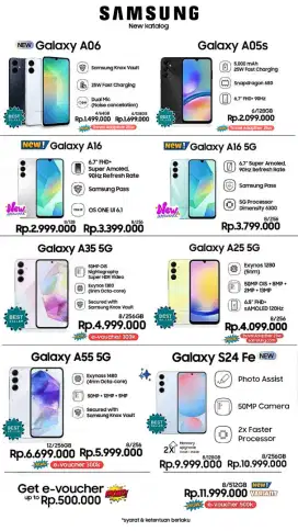 Samsung Galaxy A06 A05s A16 A35 A55