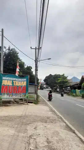 Tanah Murah Pinggir Jalan Siap Bangun Rumah Villa 90 Menit dari TOL