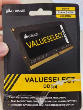 RAM bekas utk Laptop Corsair Valueselect Sodimm DDR4 4GB 2133Mhz