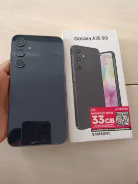 Samsung a35 8+8 256gb  navy RESMI