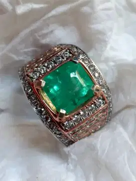 Batu Natural emerald zamrud Colombia kristal