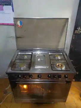 Di jual kompor gas 4 tungku full oven X PER