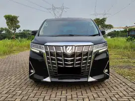 2018 TOYOTA ALPHARD 2.5 G AT HITAM BENSIN MATIC TERMURAH!!!