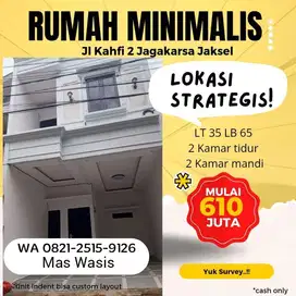 DIJUAL Rumah Cluster 2-lantai Minimalis Jagakarsa Jaksel Akses Mobil