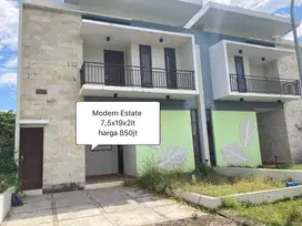 Rumah Modern Estate 7,5x19 MTR 2 Lantai Hertasning Baru