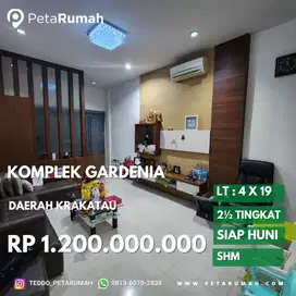 ruko cantik komplek gardenia daerah krakatau