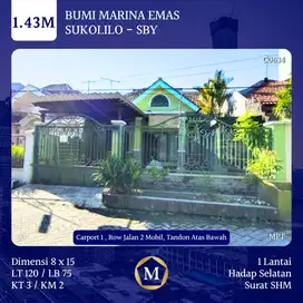 Rumah Bumi Marina Emas Sukolilo dkt Dian Regency Keputih Pakuwon City