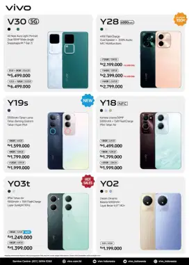 Vivo YSeries dan Vseries