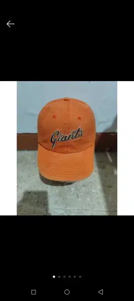 Topi MLB lawas Giant original second bekas