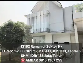 13162 Rumah cantik dalam cluster  bintaro sektor 9