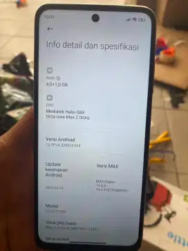 Redmi 10 2022 kondisi mulus jual aja