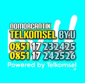 (bisa COD) Nomor Cantik Kartu TELKOMSEL by.U byU HOKI NAIK #1