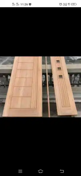 Pintu 2 nya ready dari kayu bekas kamper oven berkualitas