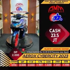 DIJUAL MOKAS AEROX CYBERCITY 2023 BAYAR VIA TOKPED KREDIVO INDODANA