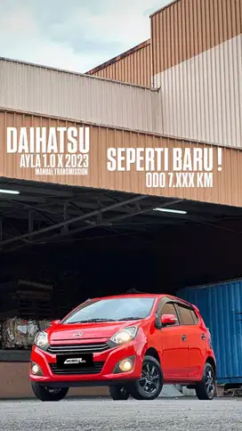 KM 7rb! Daihatsu Ayla X Manual NIK 2023