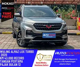 [Tdp35Juta] Wuling Almaz 1.5 Lux Turbo CVT 7-Seater Nik 2020