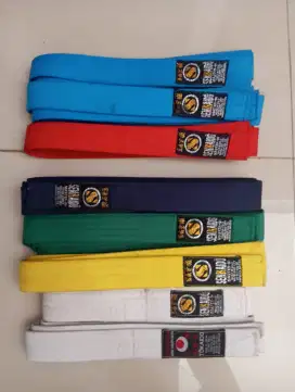 Sabuk Karate Senkaido BKC Semua Kyu Biru Merah Latih Tanding