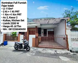 Kontrakan Furnish Area Fajar Indah, Dekat Manahan, Sumber, Pintu Tol