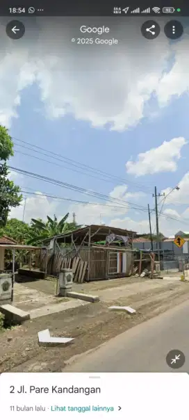 Tanah disewakan untuk usaha cafe.warung makan.angkringan dll