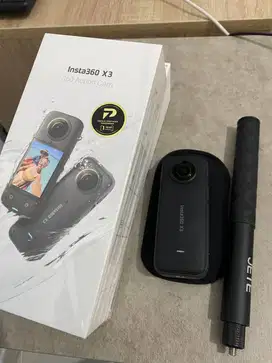 Insta360 x3 + Stick, SD Card, Garansi (Siap Pakai)