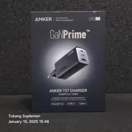 Wall Charger Anker Ganprime A2148 120 Watt 3 Port 2C+1U Garansi Resmi