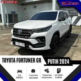 Toyota Fortuner GR 2.8 AT Tahun 2024 Km 3 Rb Service Record