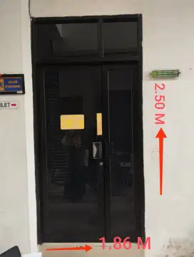 Pintu alumunium buka 2