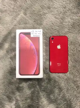 IPhone XR 64GB Red mulus Fullset BH 87% 3Utool 98 Sinyal Permanent