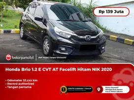 Honda Brio 1.2 E CVT AT Facelift Hitam 2020/2021