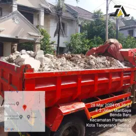 JASA BUANG PUING BONGKARAN TANAH GALIAN SAMPAH PROYEK