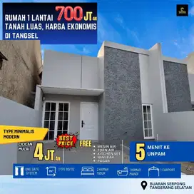 768.Rumah Siap Huni Hrg Ekonomis Tanah Bangunan Luas di Buaran Serpong