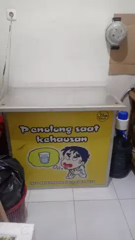 Meja portable alumunium