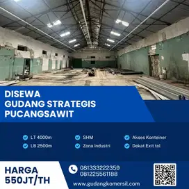 Disewakan Gudang Zona Kuning Luas 4000m2 Lokasi Jebres,Surakarta