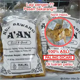 KERUPUK BAWANG AAN - CEMILAN JAJANAN KERIPIK SNACK MAKANAN