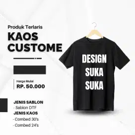 Jasa Sablon Kaos Lusinan