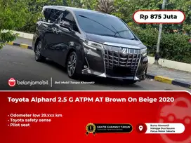 [ KM 29RB ] Toyota Alphard 2.5 G ATPM TSS AT Brown On Beige 2020/2021