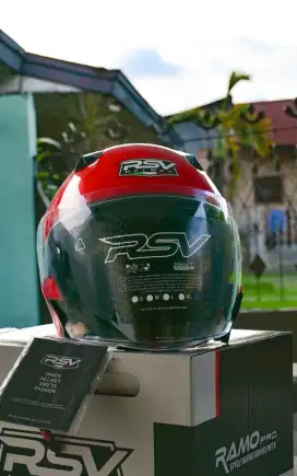 Helm RSV SV300 Red Merah Glossy Solid XXL