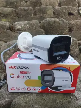 Cctv canggih hikvision ColorVu malam tetap berwarna