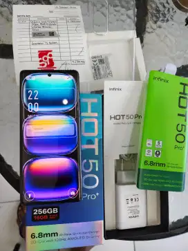 Infinix Hot 50 Pro Plus 8/256,Baru 2Hari Pake,Fulset,Garansi,NO MINUS