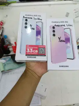 Samsung A55 5G 8/256 lillac & icebluee ready stok